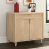 Storage Credenza * | Fashionable 2-Door Base Storage Cabinet In Natural Maple Sauder 433360