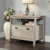 Filing Cabinets * | Hot Selling Trestle Lateral File Cabinet In Chalked Chestnut Sauder 428837