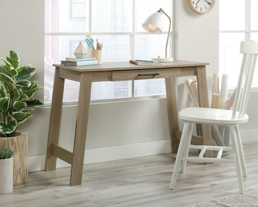 Desks * | New Beginnings Writing Table In Summer Oak Sauder 424259