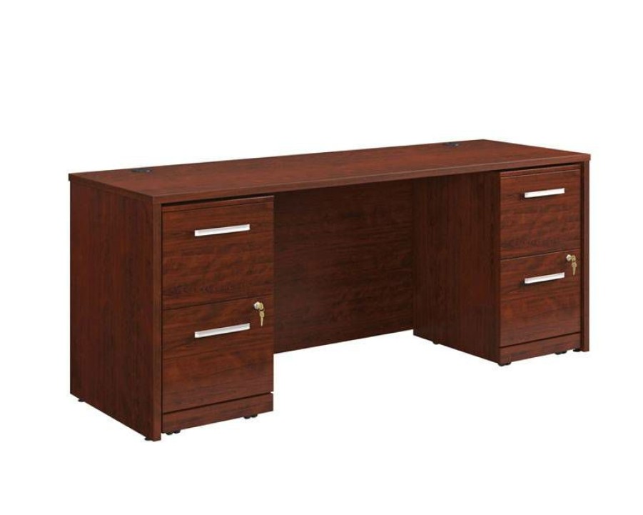 Desks * | New Arrivals Affirm 72 X 24 4-File Double Ped Desk Sauder 430201