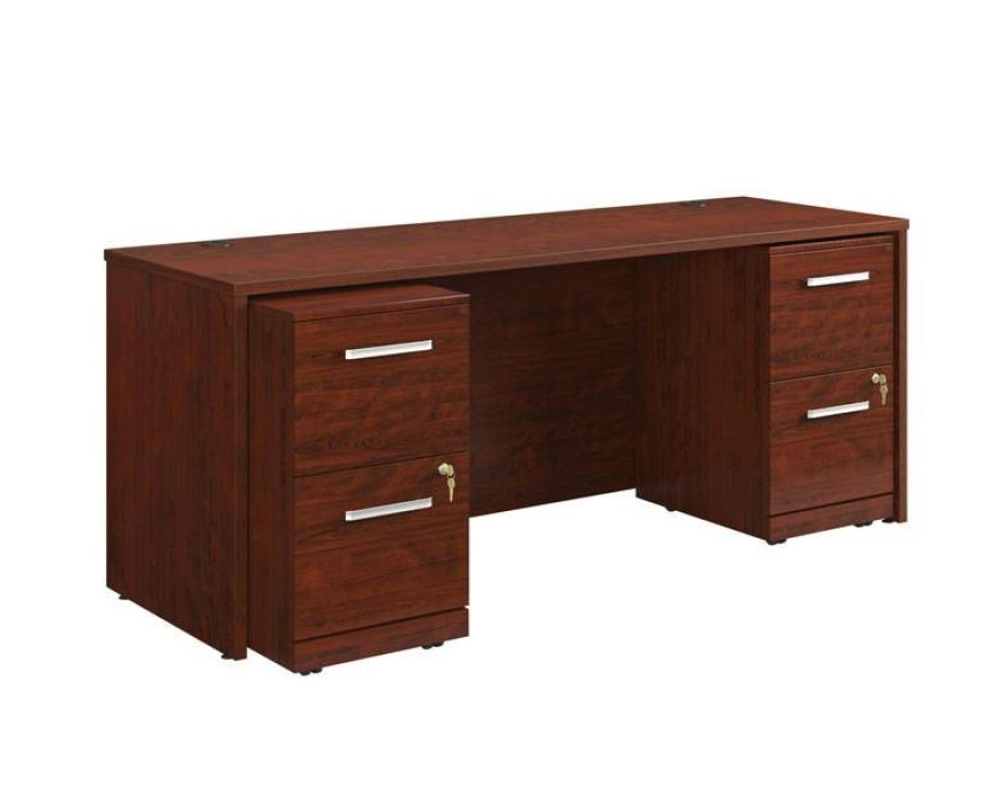 Desks * | New Arrivals Affirm 72 X 24 4-File Double Ped Desk Sauder 430201