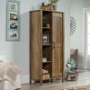 Storage Credenza * | Popular Rural Pine Sliding Door Storage Cabinet Sauder 427960