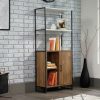 Bookcases & Shelves * | Reliable Quality Modern Open Shelf Bookcase With Door Sauder 427971