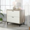 Filing Cabinets * | Best Quality Wood Lateral File Cabinet With White Accents Sauder 427346