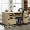 Desks * | Outlet Sale Aspen Post Executive Desk Pmo A2 In Prime Oak Sauder 426487