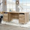 Desks * | New Portage Park Executive Desk With Storage In Kiln Acacia Sauder 426018