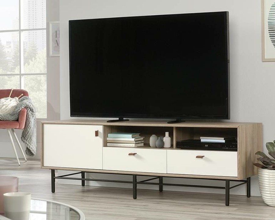 Storage Credenza * | Original Anda Norr Credenza In Sky Oak Sauder 422051