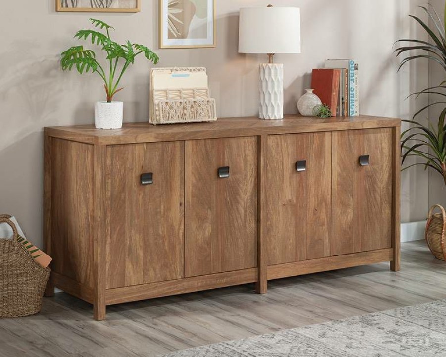 Storage Credenza * | Promotion Cannery Bridge Office Credenza With Doors In Sindoori Mango Sauder 429513