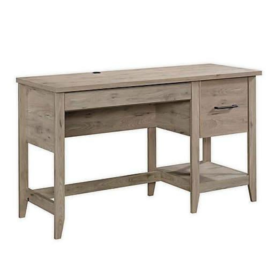 Desks * | Reliable Quality Summit Station Desk Lao In Laurel Oak Sauder 425015