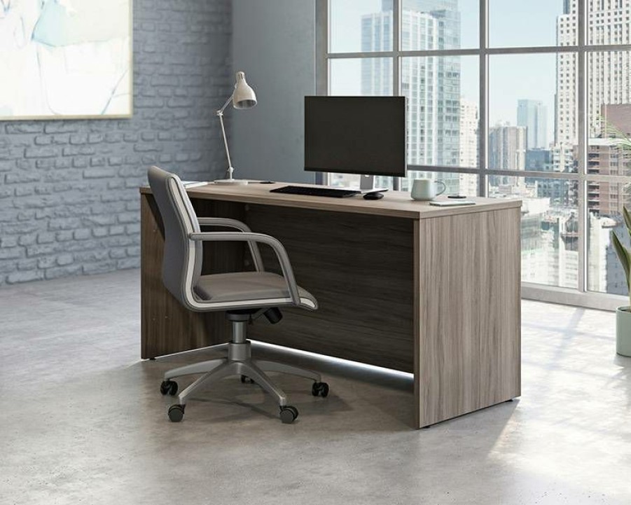 Desks * | Hot Selling Commercial Desk 60 X 24 In Hudson Elm Sauder 427415