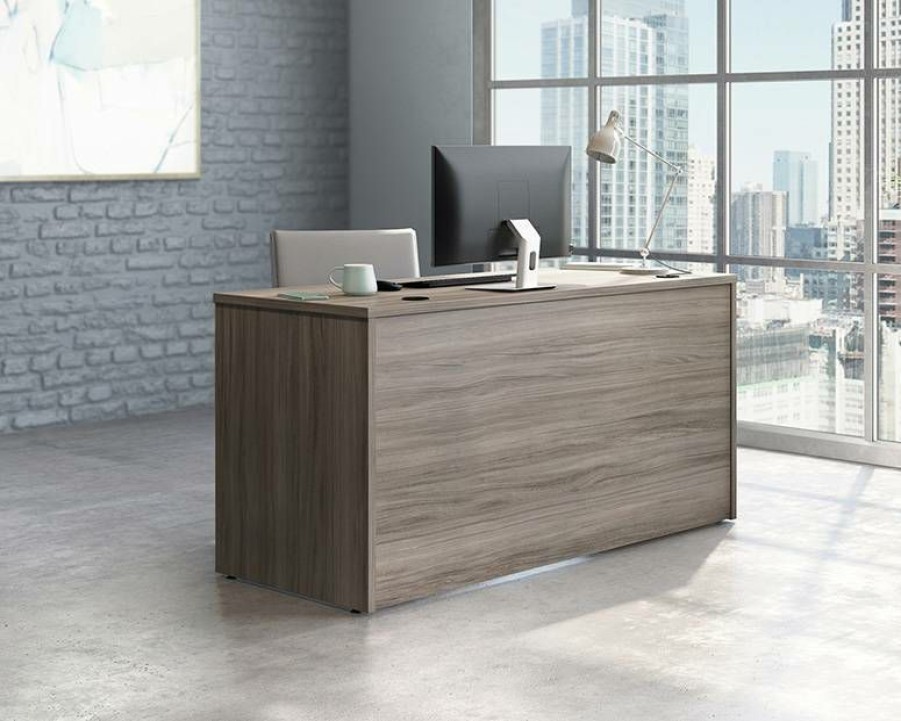 Desks * | Hot Selling Commercial Desk 60 X 24 In Hudson Elm Sauder 427415