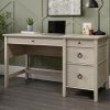 Desks * | Low Price East Adara Single Pedestal Desk In Cascade Oak Sauder 430302