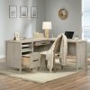 Desks * | Less Expensive Pacific View L-Desk Chc In Chalked Chestnut Sauder 427035