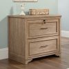 Filing Cabinets * | Latest Fashion Rollingwood 2-Drawer Lateral File Cabinet In Brushed Oak Sauder 431438