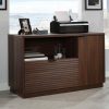 Storage Credenza * | Low Price Palo Alto Office Storage Cabinet In Spiced Mahogany Sauder 427825