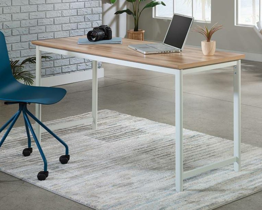 Desks * | Best Quality 60 X 24 Office Table/Desk In Kiln Acacia Sauder 426288