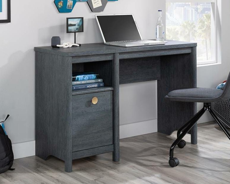 Desks * | Fashionable Home Office Desk In Denim Oak Sauder 433525