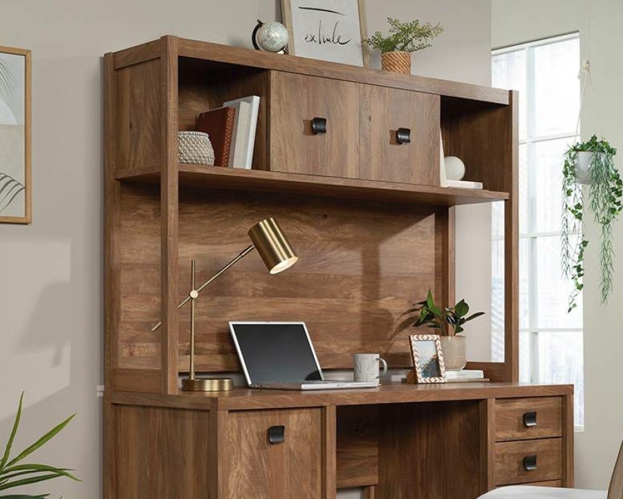 Storage Credenza * | New Arrivals Desktop Hutch With Doors In Sindoori Mango Sauder 429511