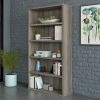 Bookcases & Shelves * | Special Style 5-Shelf Commercial Bookcase In Hudson Elm Sauder 427457