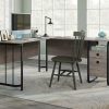 Desks * | Best Price Station House L-Desk Weathered Wood Sauder 433235