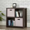 Bookcases & Shelves * | Store Homeplus 4-Cube Bookcase In Dakota Oak Sauder 424015