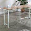 Desks * | New Threads Bergen Circle 36 Desk Return Table In Kiln Acacia Sauder 427476