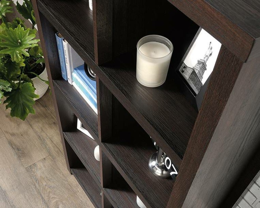 Bookcases & Shelves * | Best Quality Homeplus 8-Cube Bookcase In Dakota Oak Sauder 424017