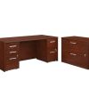 Desks * | Hot Selling Affirm 72 X 30 3-File Double Ped Desk/Lat File Sauder 430212