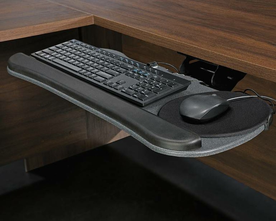 Desks * | Sale Online Affirm Adjustable Keyboard Tray For Affirm Desks Sauder 426468