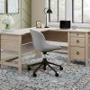 Desks * | Large Choice East Adara L-Shaped Computer Desk In Cascade Oak Sauder 429772