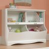 Bookcases & Shelves * | Shop Pogo Bookcase/Footboard In Soft White Sauder 414436