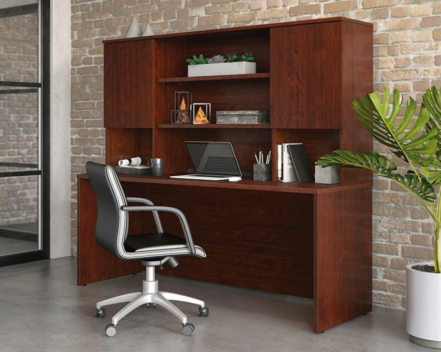 Desks * | Clearance Affirm 72 X 24 Desk With Hutch Sauder 430221