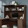 Desks * | Top Selling Englewood Large Hutch Spm In Spiced Mahogany Sauder 426915