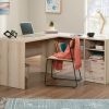 Desks * | Hot Selling Harvey Park L-Shaped Home Office Desk In Pacific Maple Sauder 433260