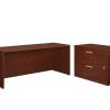 Desks * | New Arrivals Affirm 72 X 24 Desk With Lateral File Sauder 430223