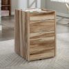 Filing Cabinets * | New Arrivals Mobile Pedestal File Cabinet In Kiln Acacia Sauder 426290