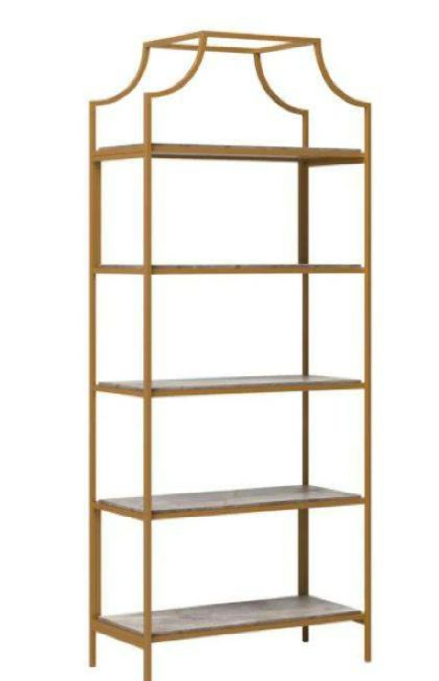 Bookcases & Shelves * | High Quality International Lux Bookcase Deco Stone In Deco Stone Sauder 428207