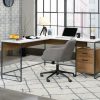 Desks * | New Arrivals Modern L-Shaped Desk With Storage & White Top Sauder 427968