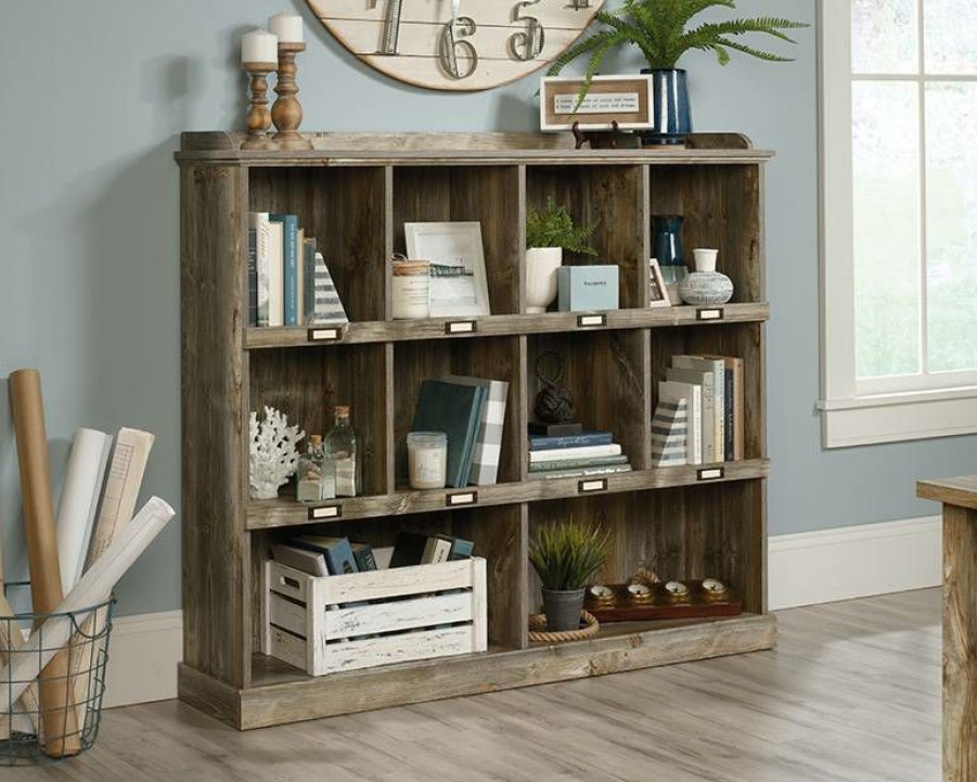 Bookcases & Shelves * | Sale Online Granite Trace Bookcase In Rustic Cedar Sauder 424987