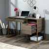 Desks * | Best Quality International Lux Single Ped Desk In Diamond Ash Sauder 426429