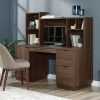 Desks * | Fashion Englewood Computer Hutch Spm In Spiced Mahogany Sauder 426919