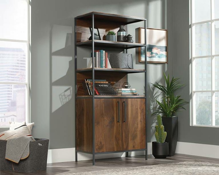 Bookcases & Shelves * | Reliable Quality Nova Loft Bookcase W/ Doors Sauder 425510