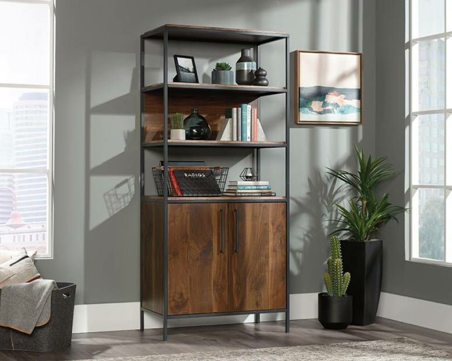 Bookcases & Shelves * | Reliable Quality Nova Loft Bookcase W/ Doors Sauder 425510