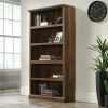 Bookcases & Shelves * | Best Quality 5 Shelf Bookcase In Grand Walnut Sauder 426424