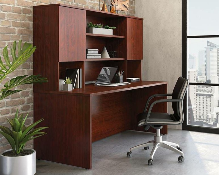 Desks * | Low Price Affirm 72 X 30 Desk With Hutch Sauder 430222