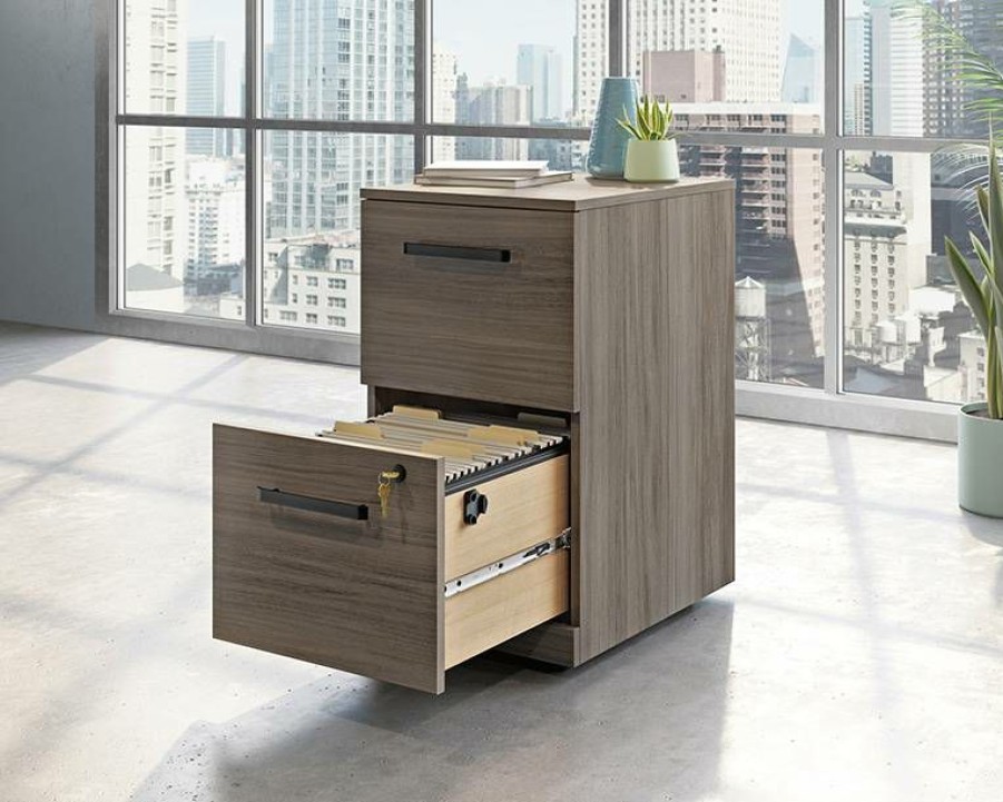 Filing Cabinets * | New Threads Commercial 2-Drawer Pedestal File Cabinet Sauder 427872