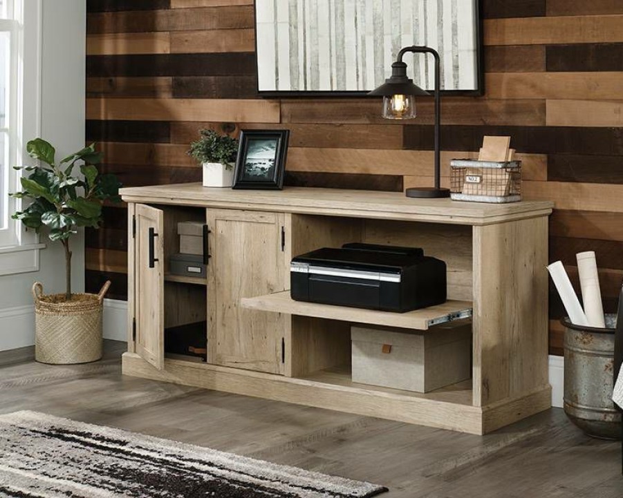 Storage Credenza * | Sale Online Aspen Post Large Credenza Pmo In Prime Oak Sauder 427018