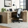 Desks * | New Threads Mason Peak 60 Commercial L-Shaped Office Desk In Prime Oak Sauder 427803