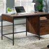 Desks * | Top Selling Home Office Desk With Drawers And Open Shelf Sauder 429549