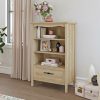 Bookcases & Shelves * | Clearance Timeless Orchard Oak Bookcase With Drawer Sauder 425130